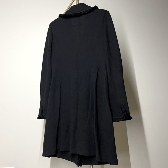 St. John Collection Sz 12 Fringed Wool Blend Milano Pique Knit Topper, NWOT - Picture 8 of 9